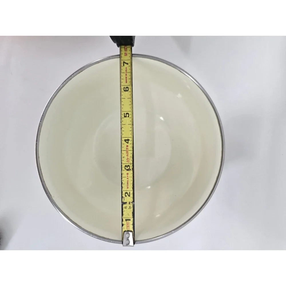 Metro Enamelware Fruit Harvest Mixing Bowl Vintage Enamel‎ Pot Made in Thailand